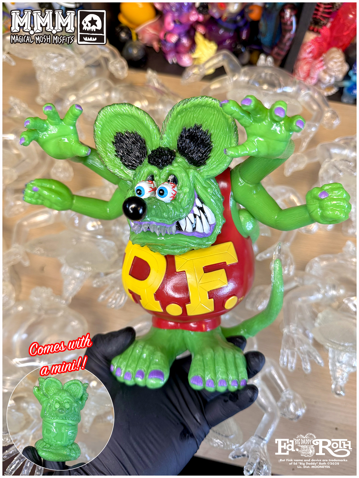 MxMxM:Asura Rat Fink OG(Clear)