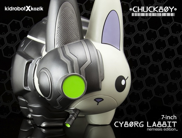 Frank Kozik x Chuck Boy x Kidrobot��Cyborg Labbit Nemesis Edition 7������ե����奢