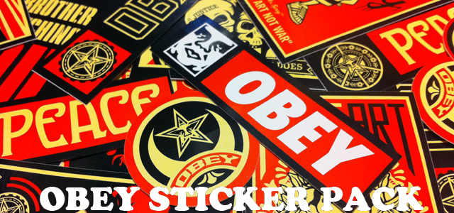 OBEY/Shepard Fairey(オベイ) アソートステッカーパック