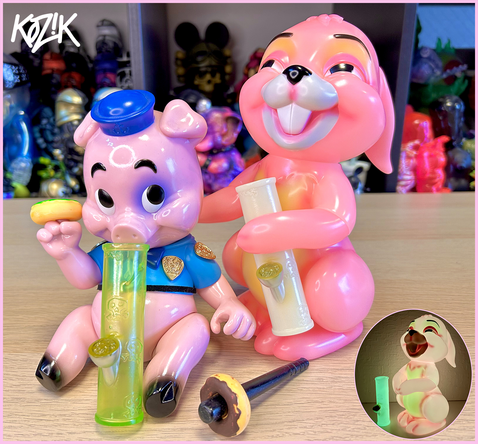 Frank Kozik:Bong Bunny Love is in the Air